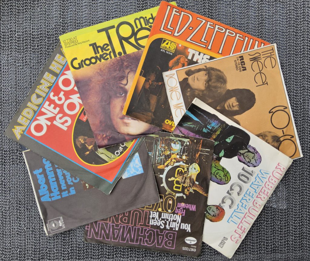 Popmusik in den frühen 70er Jahren - Singles