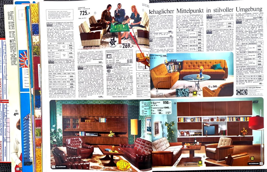 Neckermann 1971 Wohnzimmer Möbel